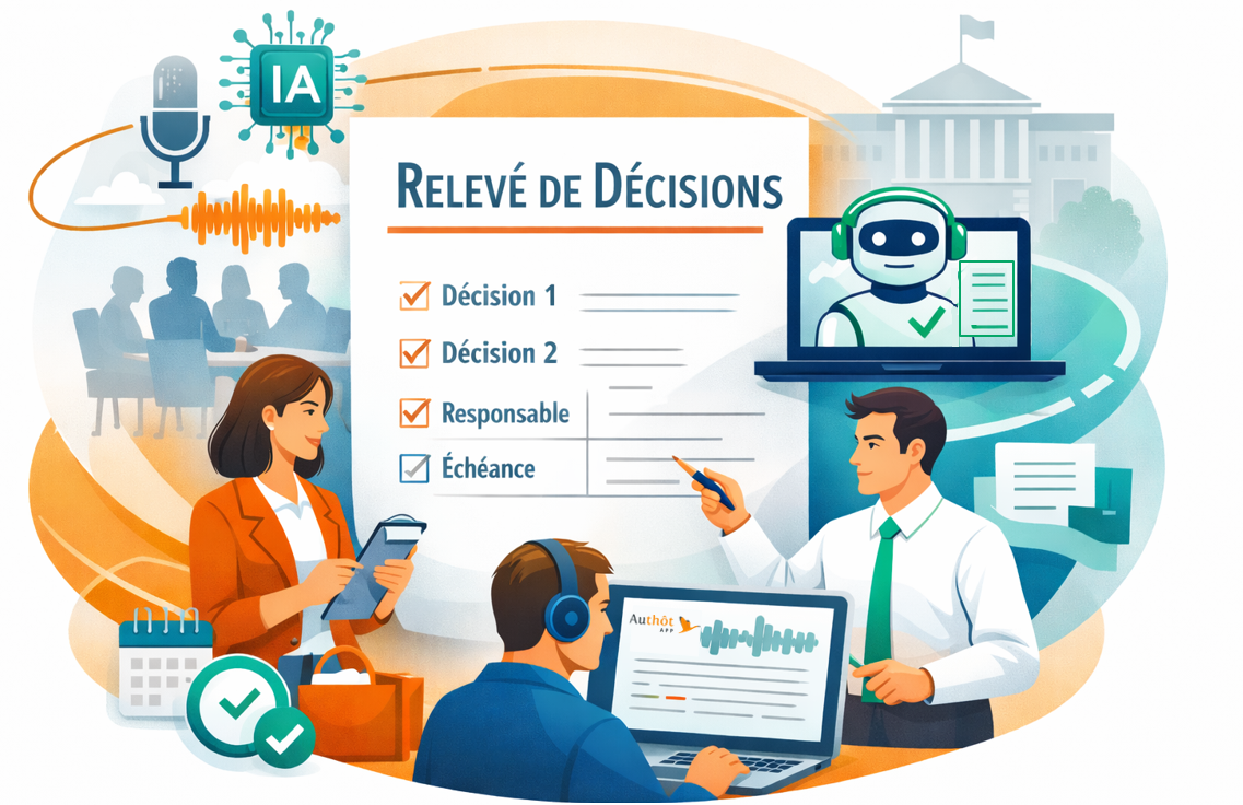 Comment générer automatiquement un relevé de décisions après une réunion ?